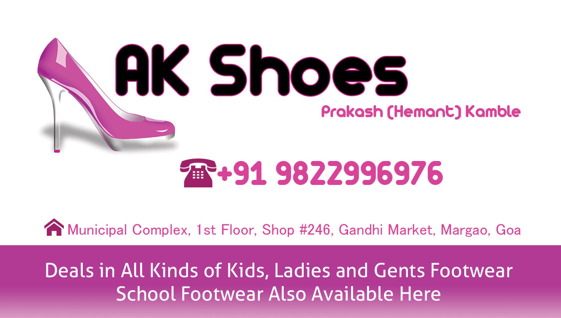 AK Shoes - Footwear Shop Store in Margao, South Goa, Goa