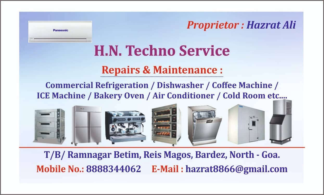 H.N. Techno Service | Commercial Refrigeration Repair and Maintenance in Goa